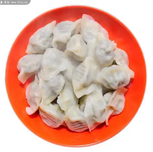 一盘饺子大图 春节水饺高清图