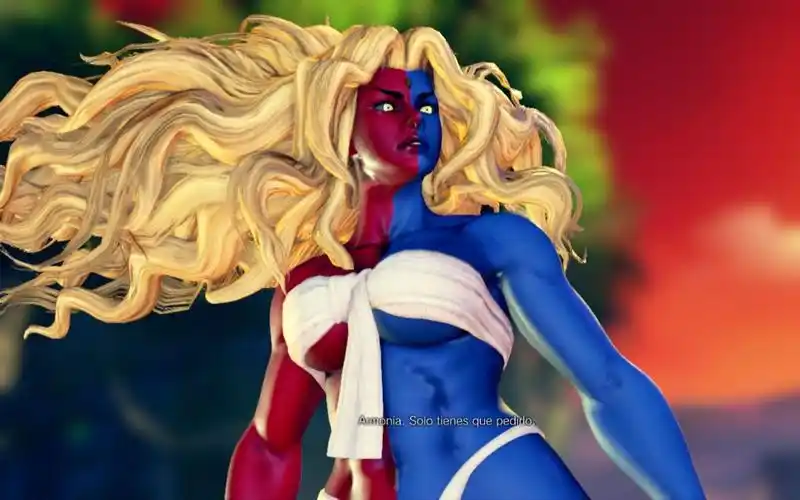 街霸5:性转mod 女版吉尔  vs 隆