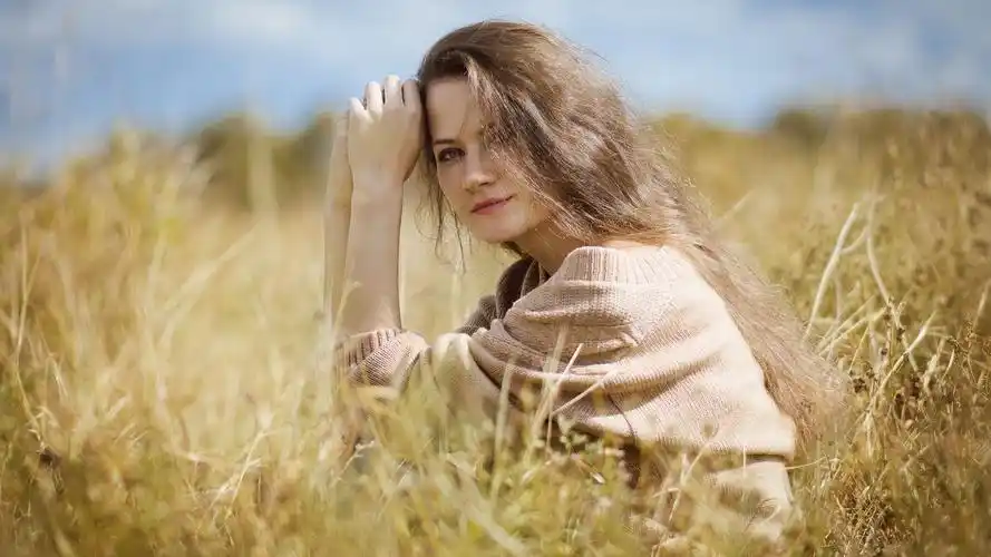 漂亮的精致美女写真,高清图片,电脑桌面-壁纸族