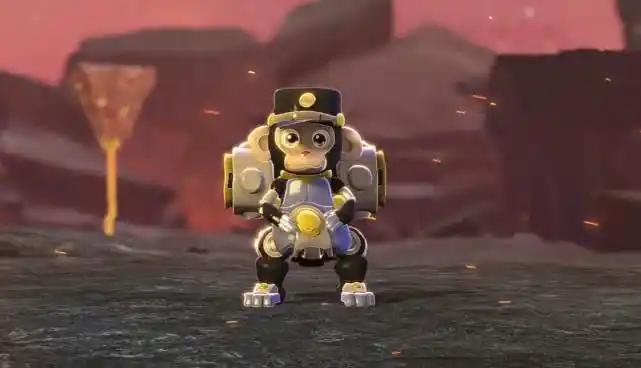 在快乐酷宝二中,金刚猩是阿酷波斯的得力手下,原型是猴子.