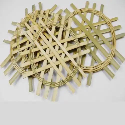 蒸笼垫竹垫竹编蒸笼用竹蒸架子蒸盘蒸片家用竹篦子竹蒸格隔水蒸垫竹