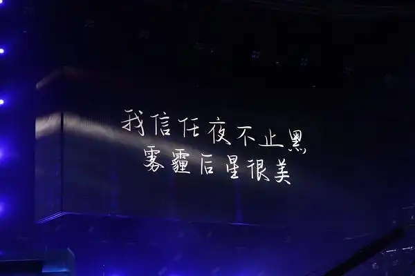 回应: 大家有盟人巡演歌词图吗?