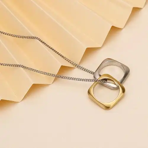 armani阿玛尼项链男士时尚螺母吊坠饰品奢侈品首饰生日礼物送男友egs