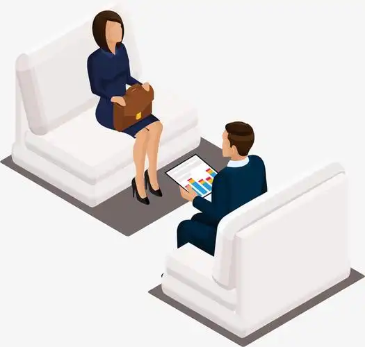 矢量图面对面会谈