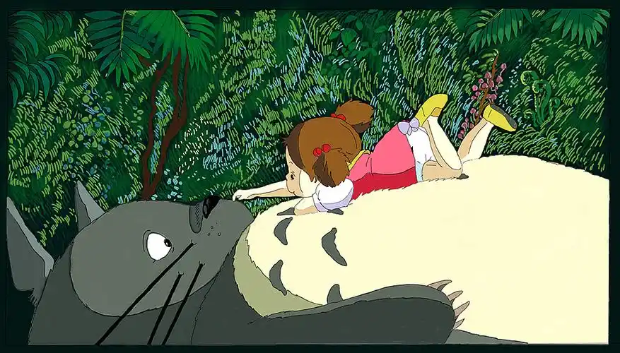 宫崎骏龙猫手绘