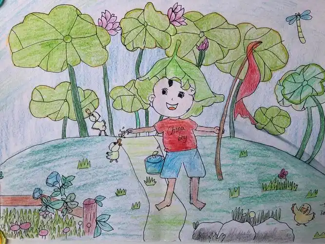 其它 炫彩童年系列绘画比赛获奖作品展 写美篇一年级一等奖