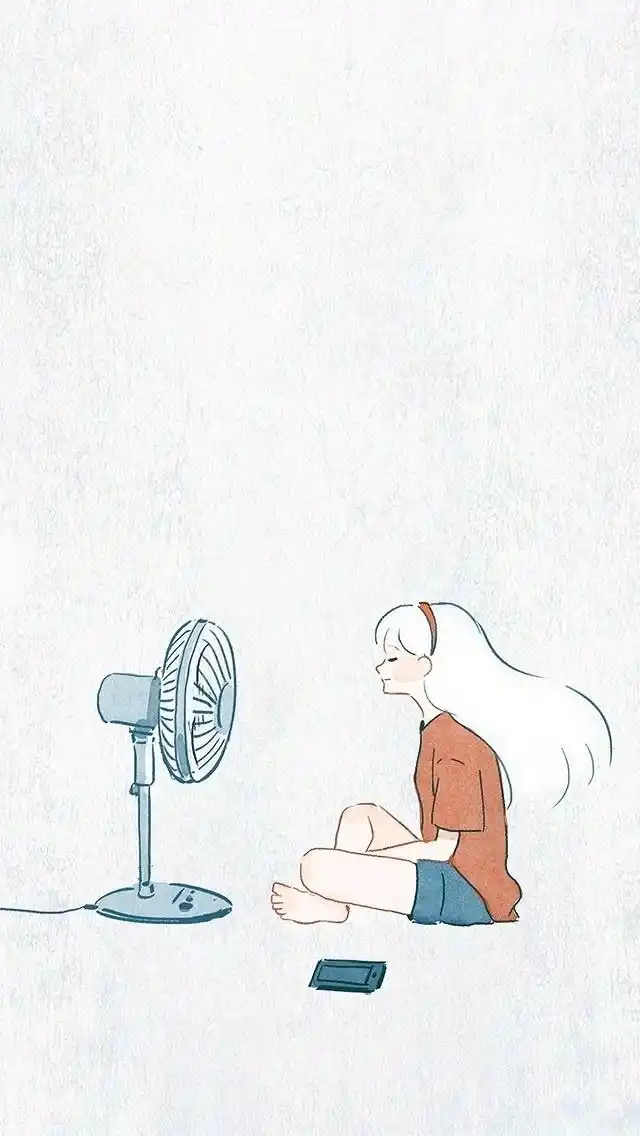 治愈系小清新手绘插画壁纸图片,文艺插画手机壁纸大全