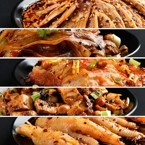 【棒棒鸡】棒棒鸡经典5大拌菜套装 熟食川味大礼包送礼装礼盒包邮