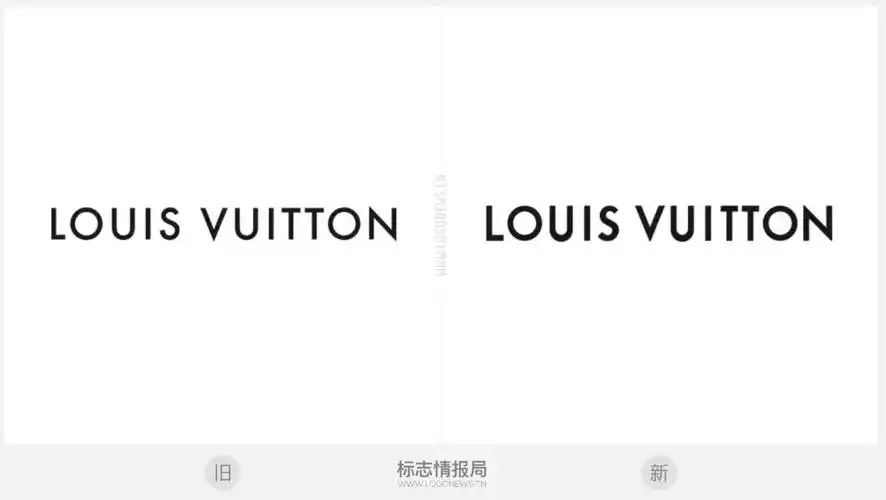 lv 路易威登 logo微调,图案更苗条字体更厚重