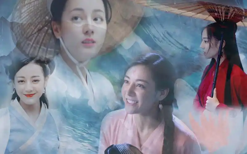 【迪丽热巴古风混剪】你一句春不晚,我就到了真江南