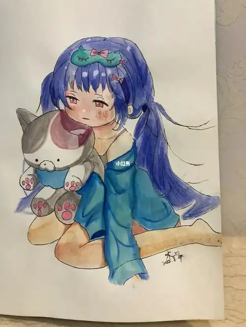 画画  #动漫人物手绘  #动漫女孩手绘