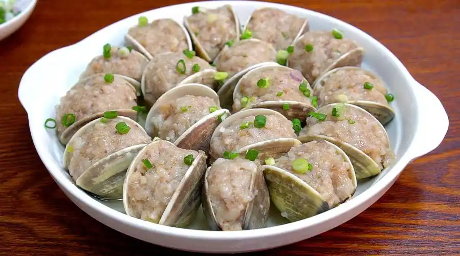 客家特色创意菜:鲜酿蛤蜊,简单又好吃,无需厨艺,很适合懒人做的菜