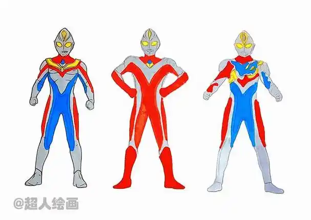 如何教孩子绘画动漫,我们一起学画画奥特曼