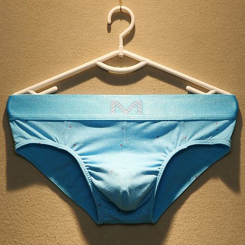 男士内裤男三角裤棉质青年薄透气性感低腰可爱大码u凸宽松裤头