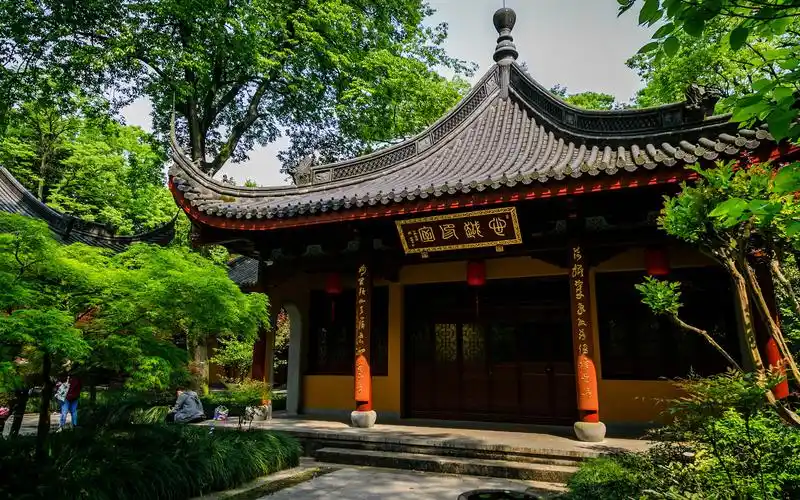 浙江杭州灵隐寺建筑风景图片第5张