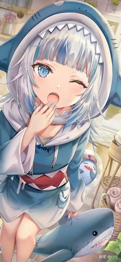 二次元美图第十四期(鲨鱼女孩) - 知乎
