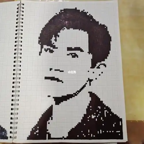 网格画  #易烊千玺  #像素画