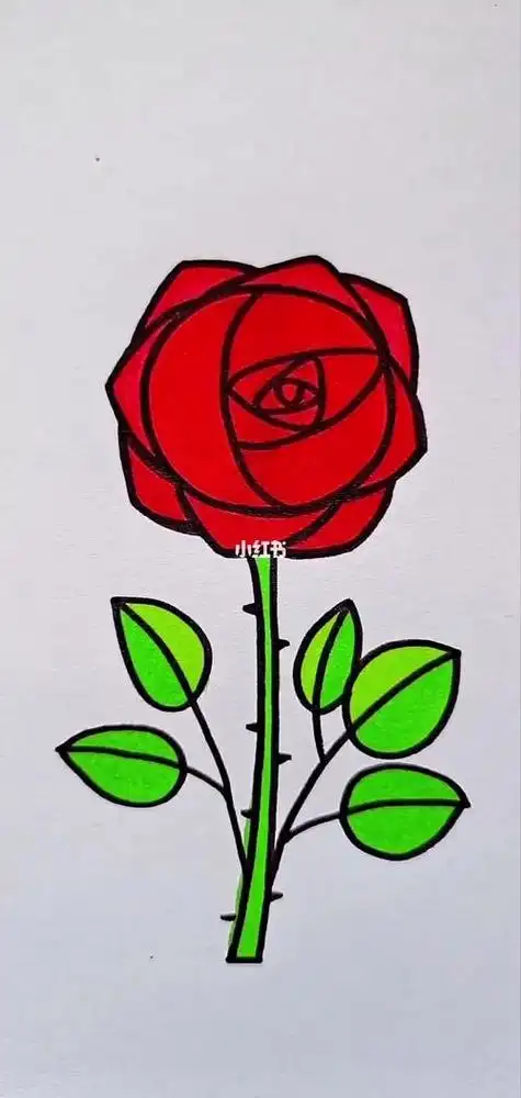 玫瑰花教程画画 玫瑰花教程画画一步一步图解