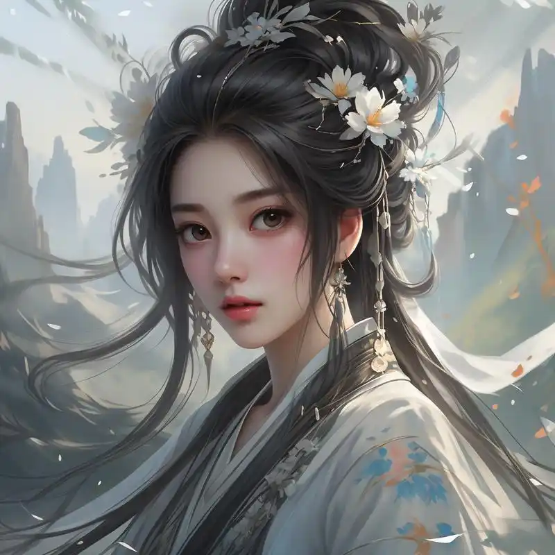 996900古风高冷女子头像精选96 探索古风之韵,高冷女子头像