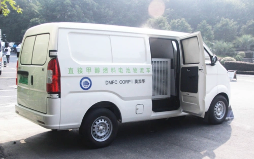 绿色物流领域诞生"新物种",全球首款直接甲醇燃料电池物流车发布