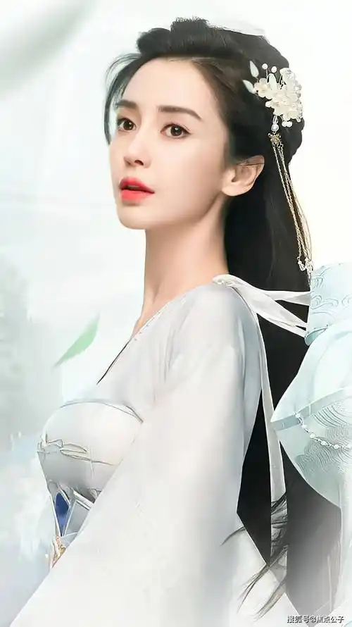 原创baby继续保持这个妆造王保杨颖古装花絮太惊艳网友让她去拍戏