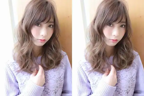 空气感中长发烫发, 中长发这样烫卷真好看!