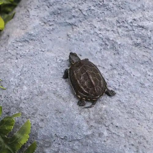 小乌龟活物活体的水陆长寿龟小宠物龟情侣一对招财中华草龟苗墨龟