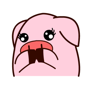 猪猪害羞脸红可爱gif动图_动态图_表情包下载_soogif