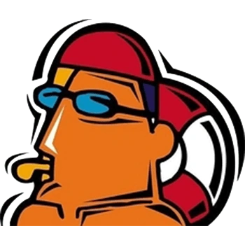 游泳教练卡通人物