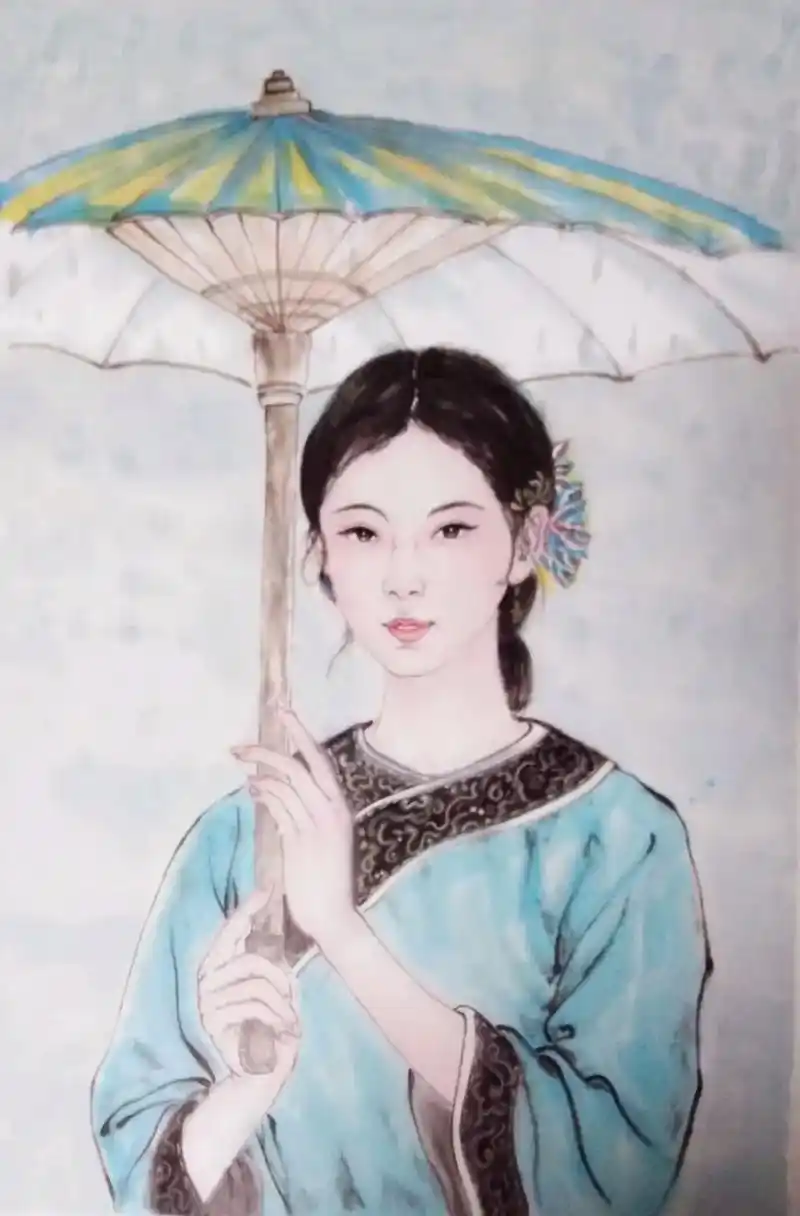 烟雨江南#手绘国画作品 #作品分享 #弘扬和传承民族文化 # - 抖音