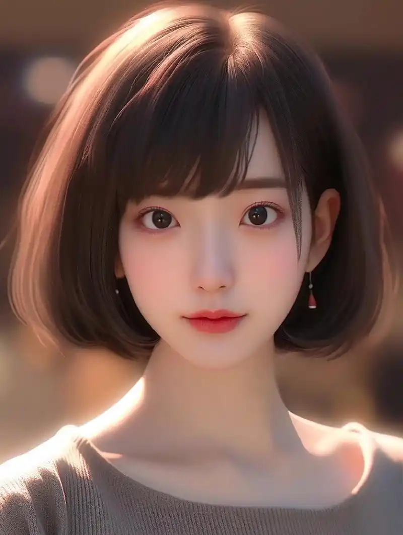 波波头短发发型图片 亲爱的朋友们,今天我要和大家分享一组超级时尚的