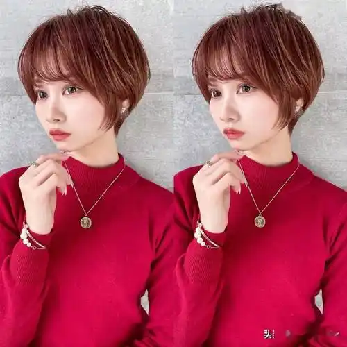 2024春季短发来了,蓬松时尚很修饰头型,喜欢就试试吧_发型_层次_脸型