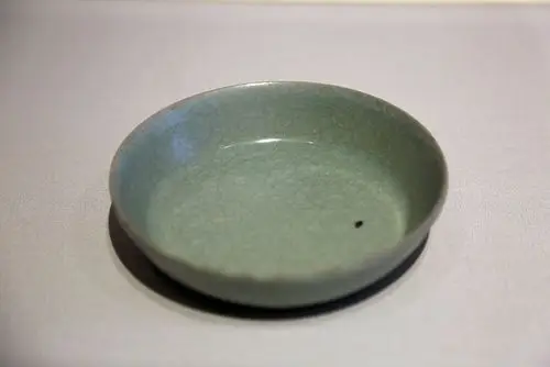 克利夫兰美术馆藏 北宋汝窑:天青釉盘