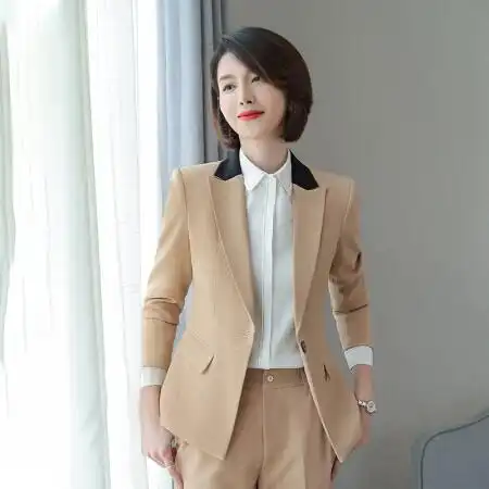 【teluoman/特洛曼小西装】特洛曼职业装女装套装正装高档修身西服