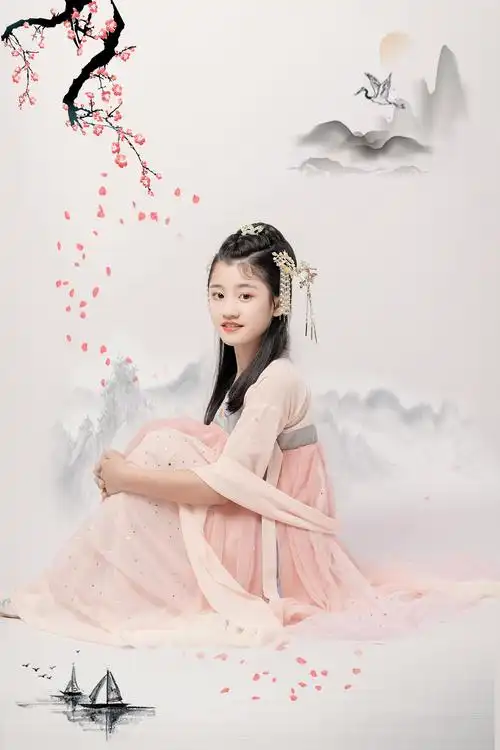 儿童摄影师万鹏程的儿童摄影作品《古风》