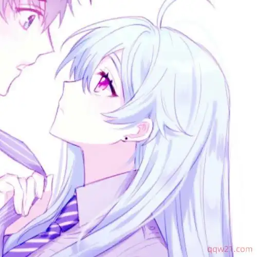 小高冷动漫情侣头像一左一右我们彼此相爱真心的