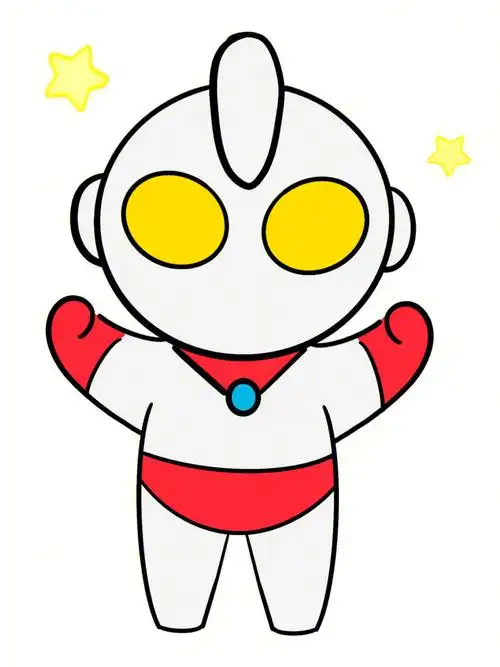 简笔画教程分享奥特曼