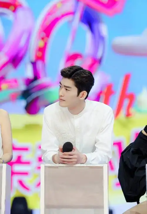 张翰《快乐大本营》图片[3/6]_综艺_美桌网