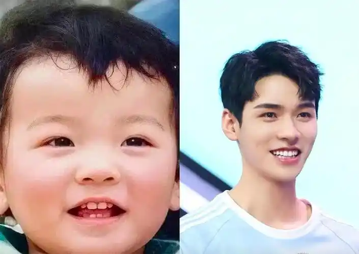 龚俊在《山河令》爆火后,他的童年照也在网路上广为流传,五官从小就很