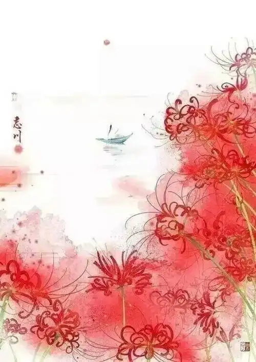 古风 彼岸花 曼陀罗华 唯美 红艳 壁纸