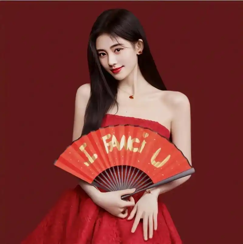 鞠婧祎新春头像