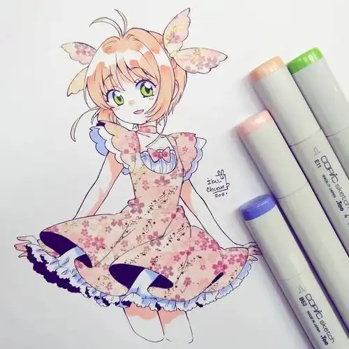 q版人物萌图简笔画(少女简笔画q版可爱)