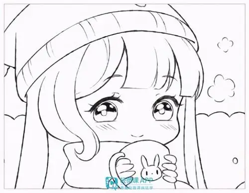 q版漫画人物线稿教程看完你也会画