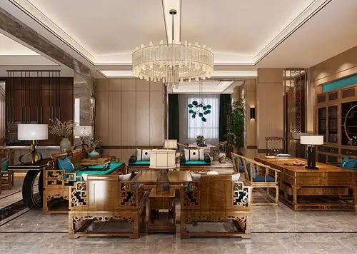 业主想要既现代又中式宫廷风的别墅设计怎么做?