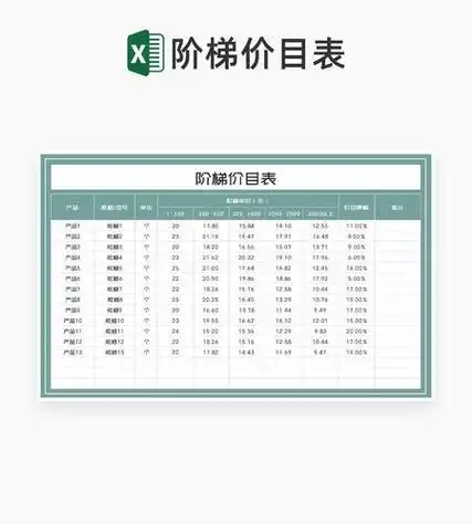 红色公司采购报价单excel模板下载_报价单_爱办公——精品办公文档