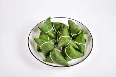 一盘粽子 传统 端午节