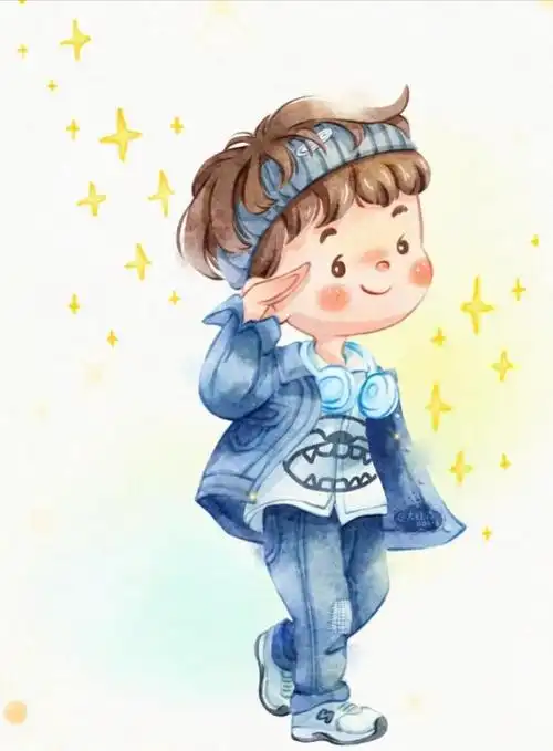 漫画男孩图片可爱帅气,男孩卡通人物图片大全