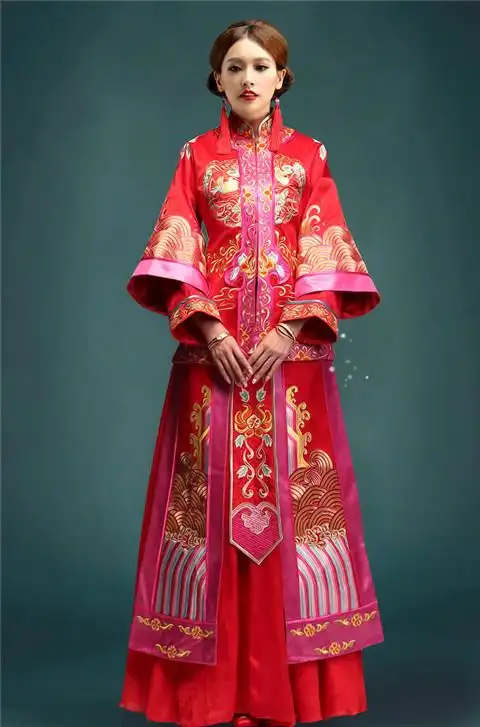 冬季婚礼怎能缺中国红新娘礼服?-wed114结婚网