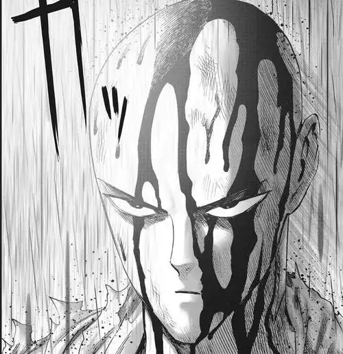 一拳超人210话剧情崩坏杰诺斯被饿狼掏心埼玉与饿狼认真互殴