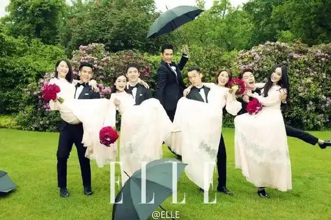 张歆艺加盟中国婚礼#至今记得袁弘张歆艺结婚时候的氛围和强大伴郎团